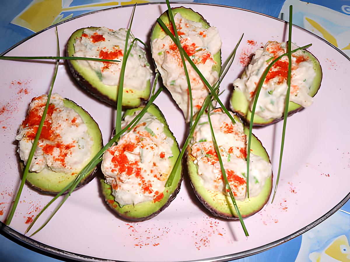 recette Avocat au thon