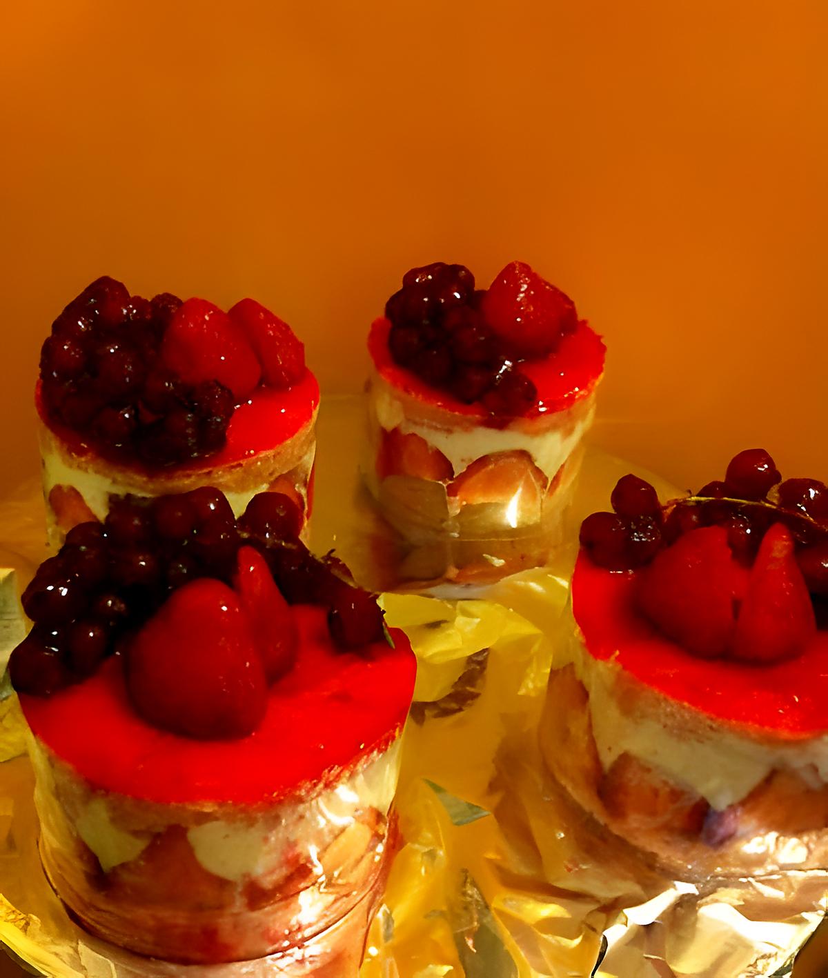 recette Fraisiers individuels