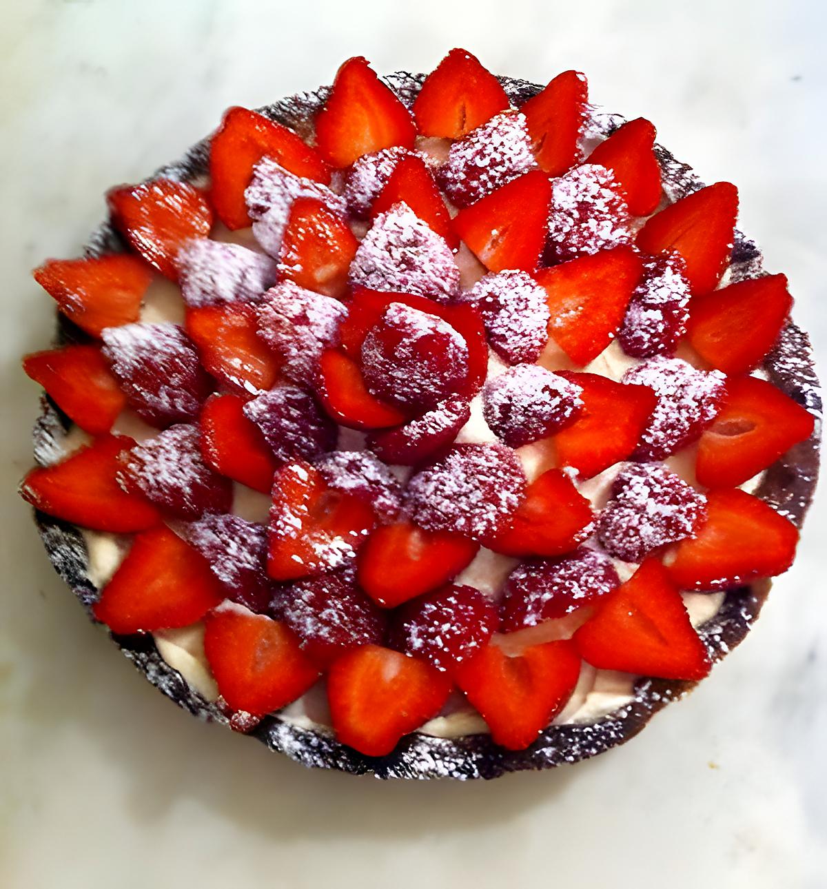 recette Tarte aux fraises