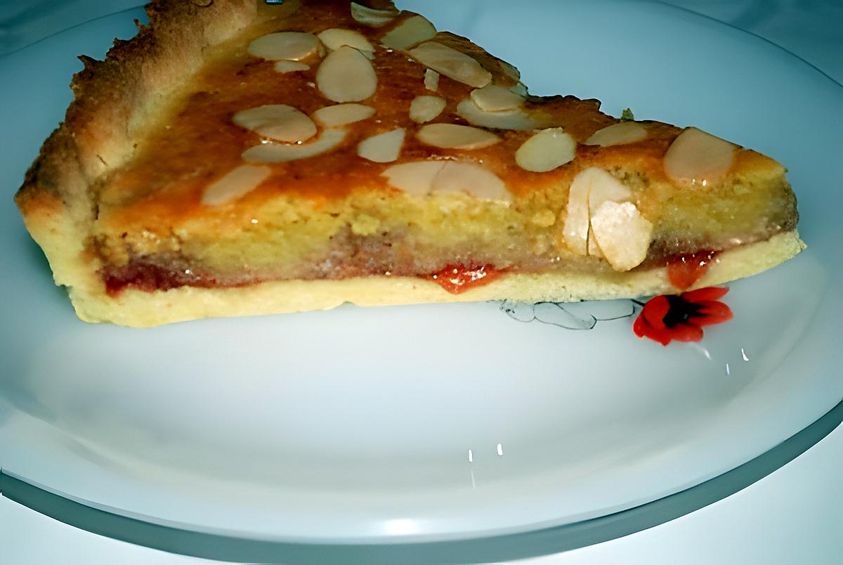 recette tarte bakewell à la fraise