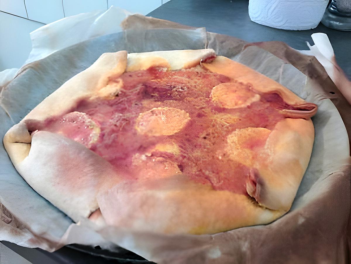 recette Tarte à la tomate, chèvre et lardons