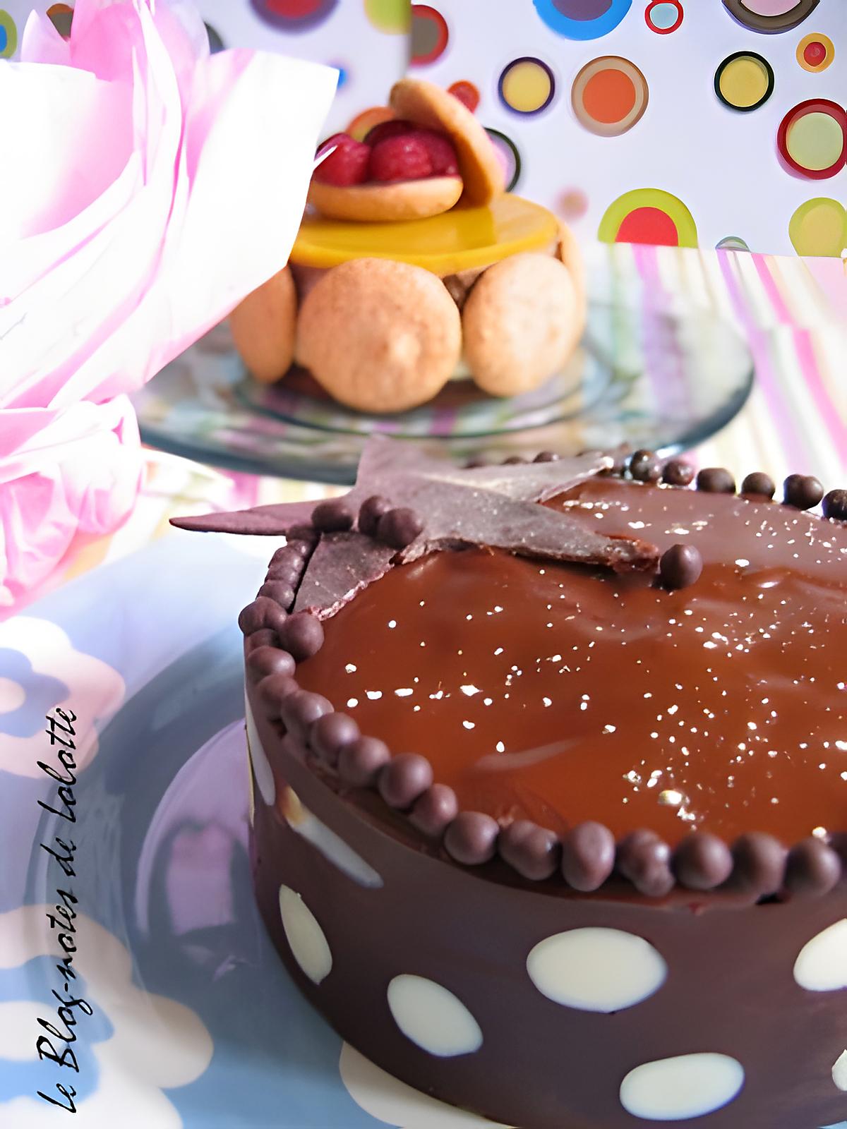 recette Carroussel gourmand (entremet mousse au chocolat et crème brûlée)