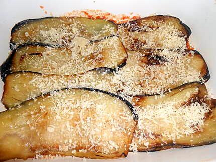 recette MELANZANE  ALLA  PARMIGIANA  (AUBERGINES A LA PARMIGIANA)