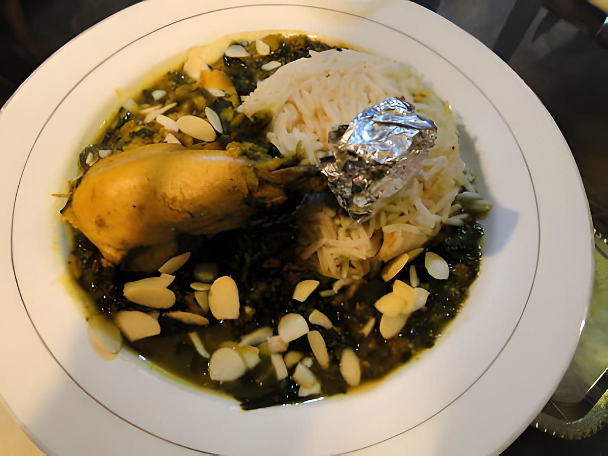 recette Curry de poulet aux lentilles et épinards (plat de régime)