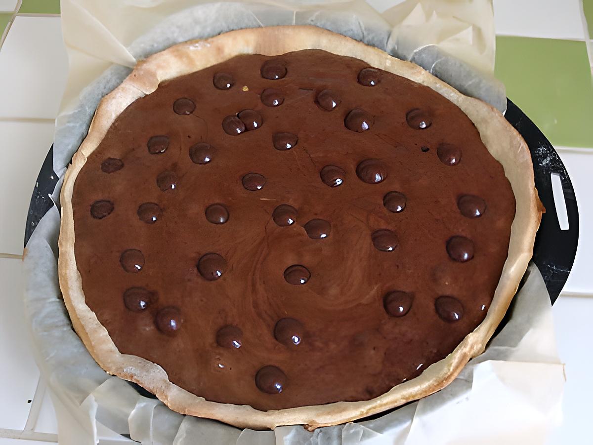 recette tarte mousseuse au chocolat