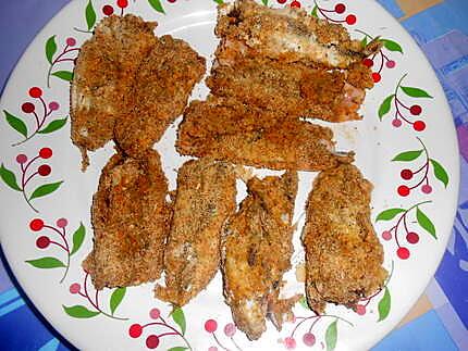 recette ALICE  FRITTE  RIPIENE  (ANCHOIS FRITS ET FARCIS)