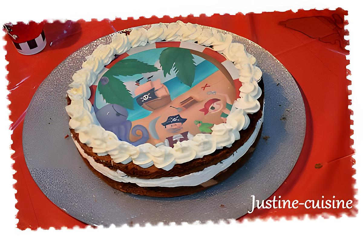 recette Gateau d'anniversaire pirate