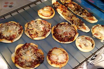 recette Pizzas diverses ou pizzasparty !