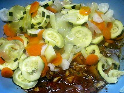 recette une tripotées de légumes cuisinées.
