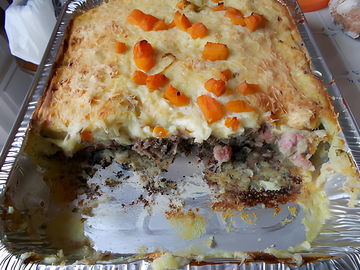 recette Hachis parmentier à la viande de pot au feu