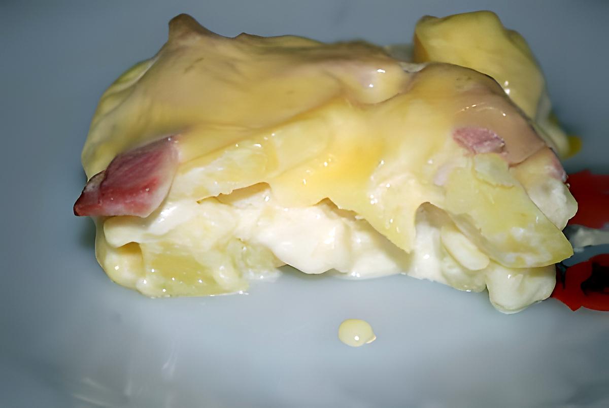 recette tartiflette raclette -bacon