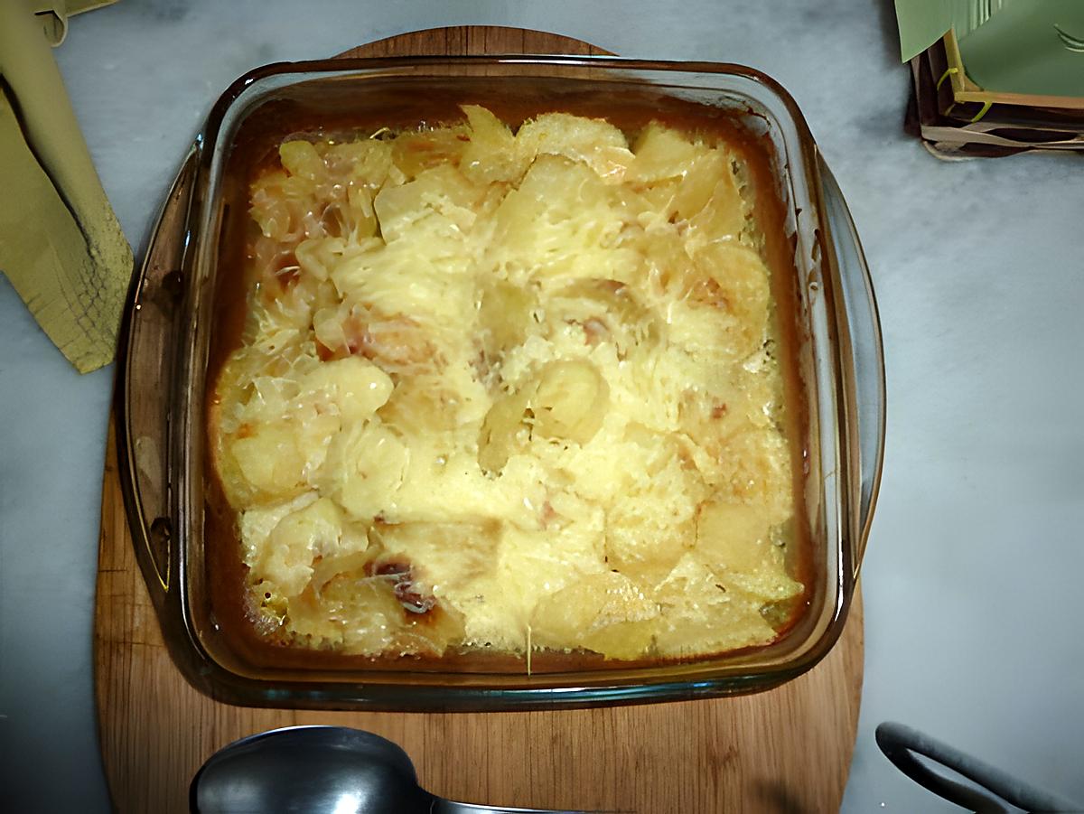 recette gratin de pomme de terre à l ail hummmmm trop bon