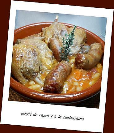 recette confit de canard a la toulousaine