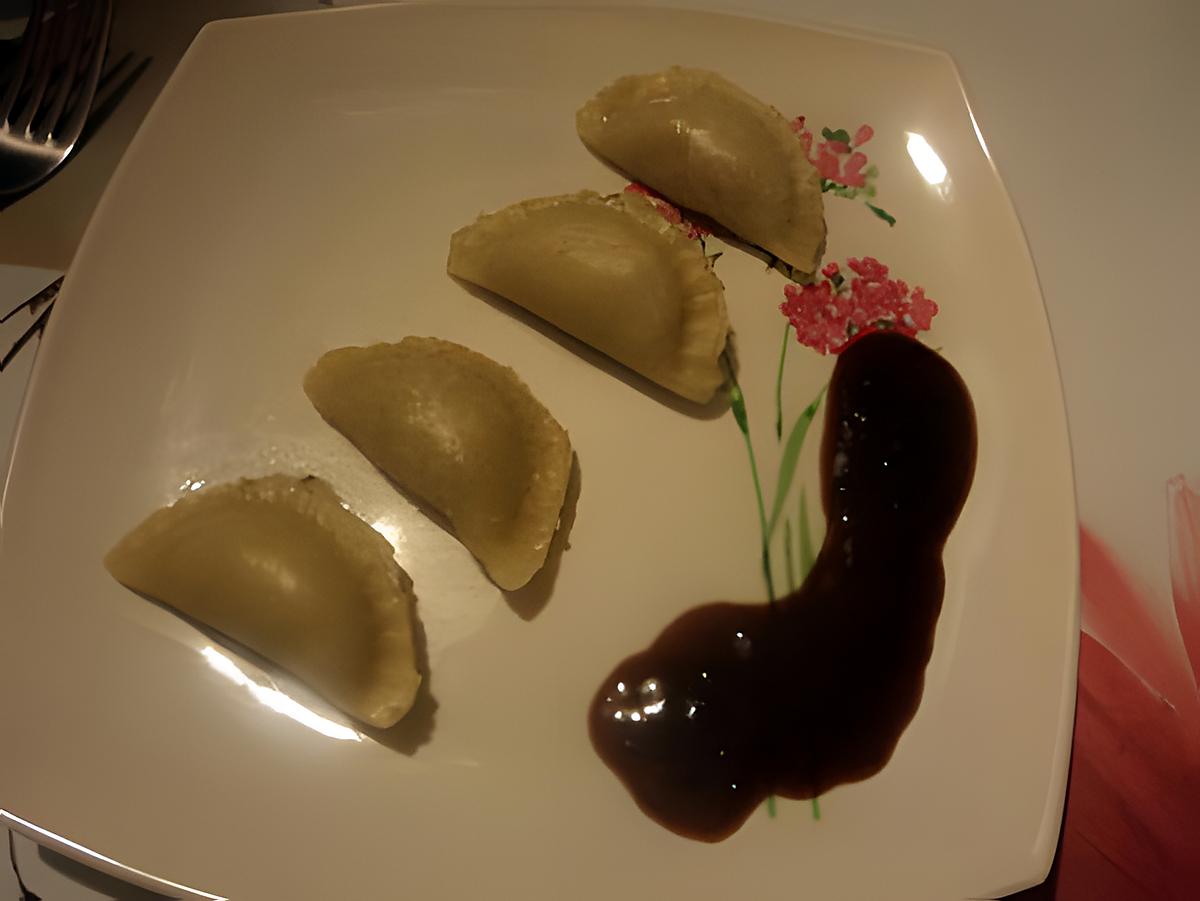 recette Gyozas  au crevette (raviolis japonais )