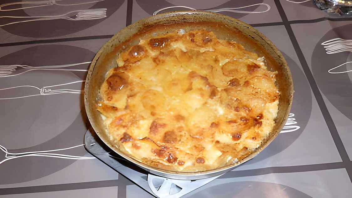 Recette de Gateau de pomme de terre au reblochon par ladyofnight