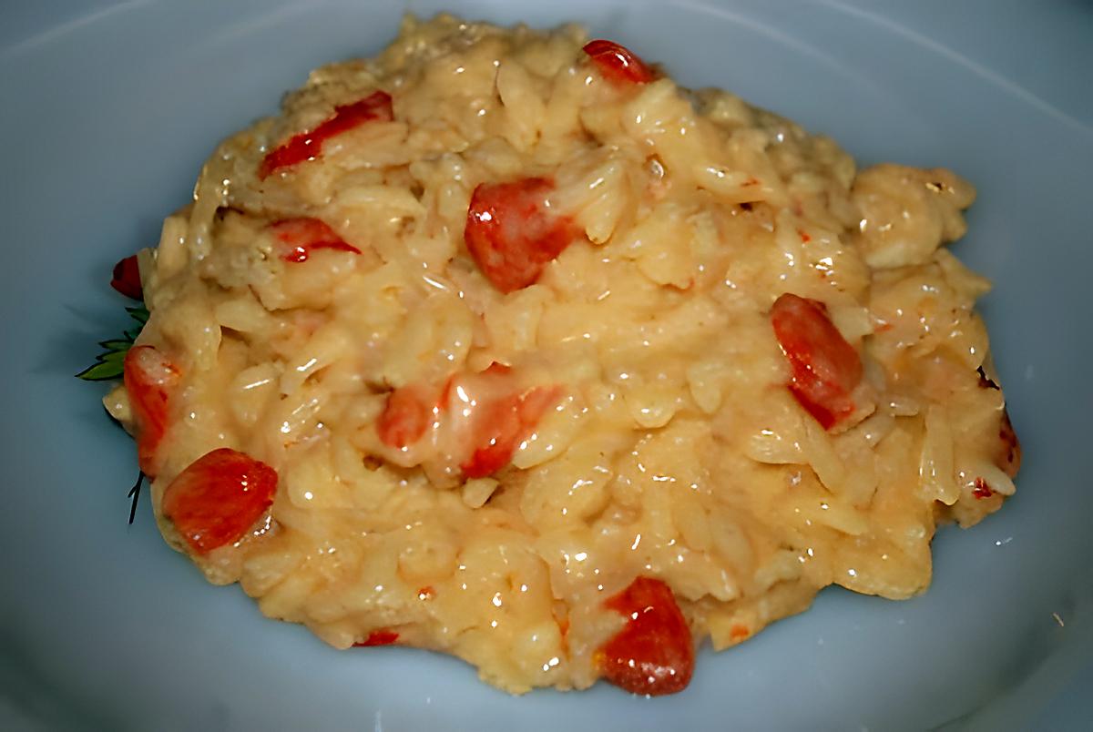 recette risotto aux poivrons grillés