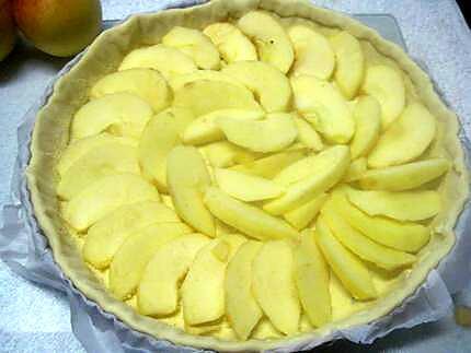 recette Tarte aux pommes Normande à ma façon.