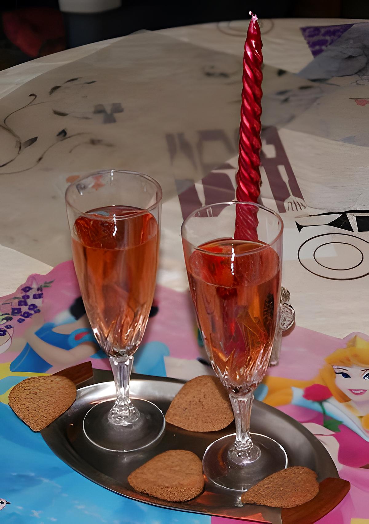 recette Cocktail avec ou sans alcool pour la Saint Valentin