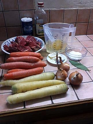 recette Boeuf aux deux carottes