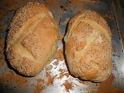 recette Pains aux sésames