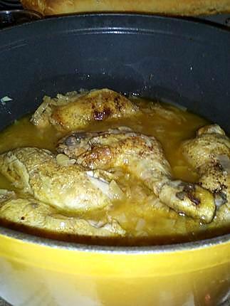 recette Cocotte de poulet au cidre