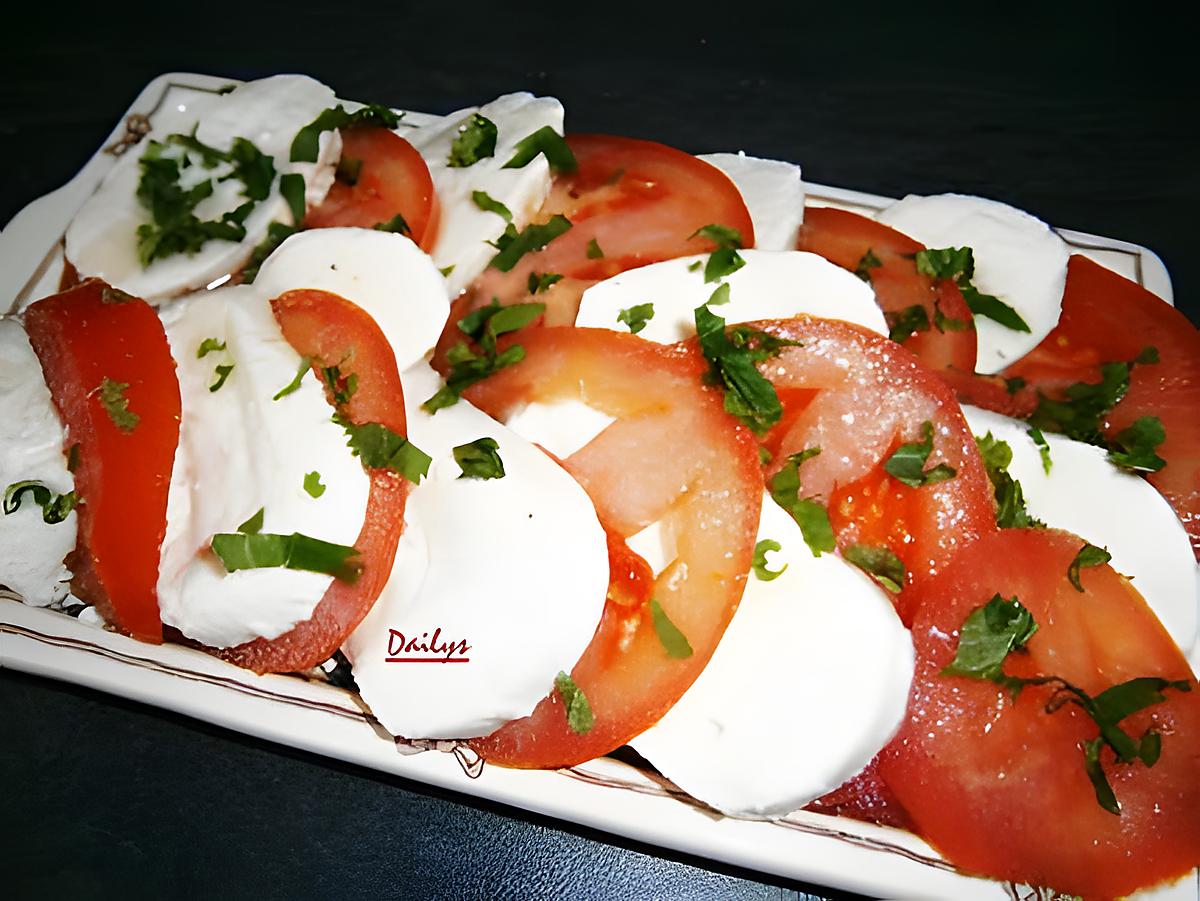 recette Tomate Mozzarella