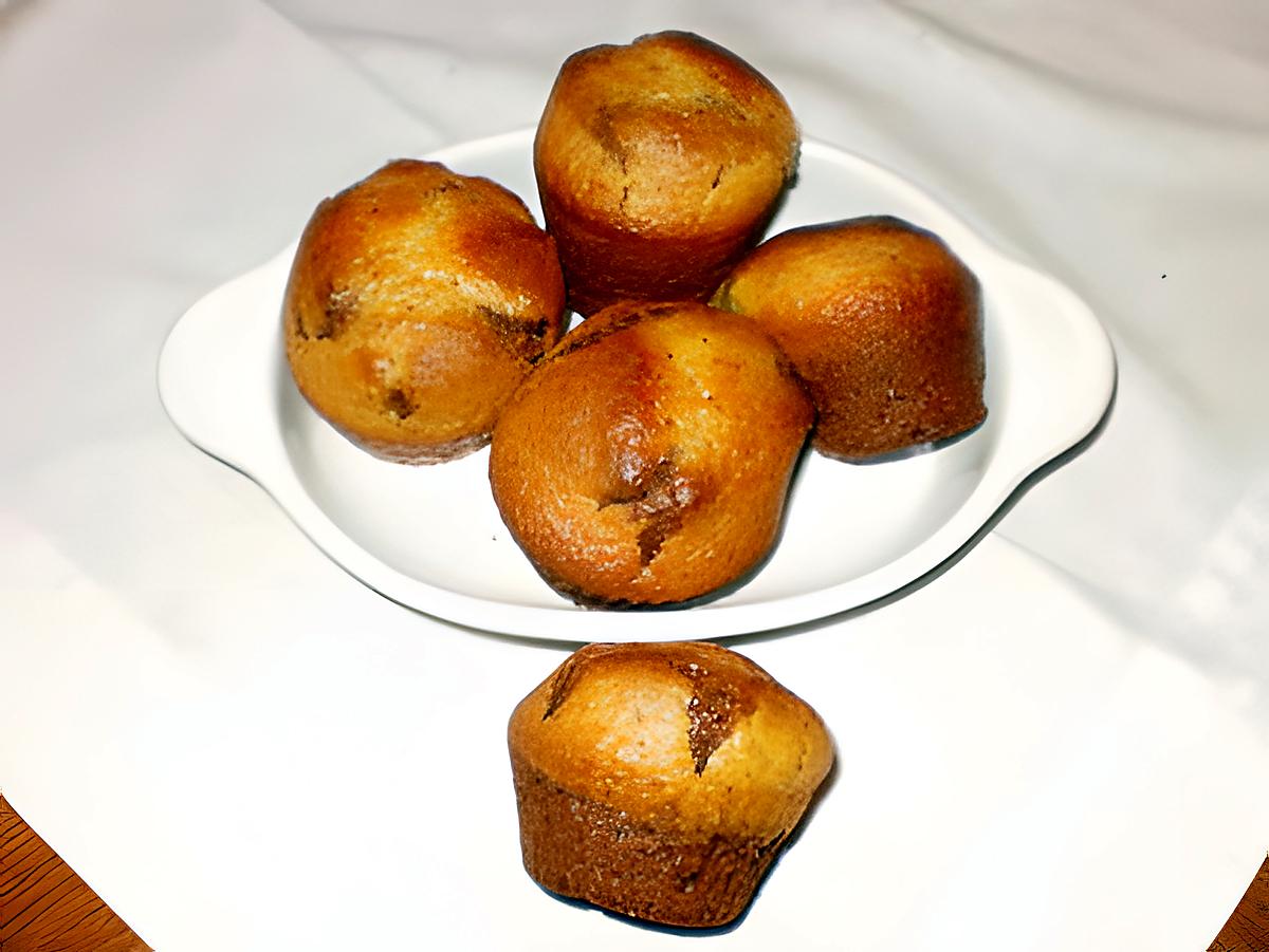 recette petits muffins,chocolat,citron et graines de pavot