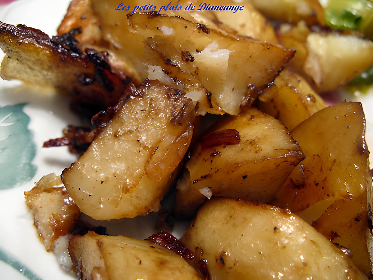 recette Pommes de terre à l'oignon