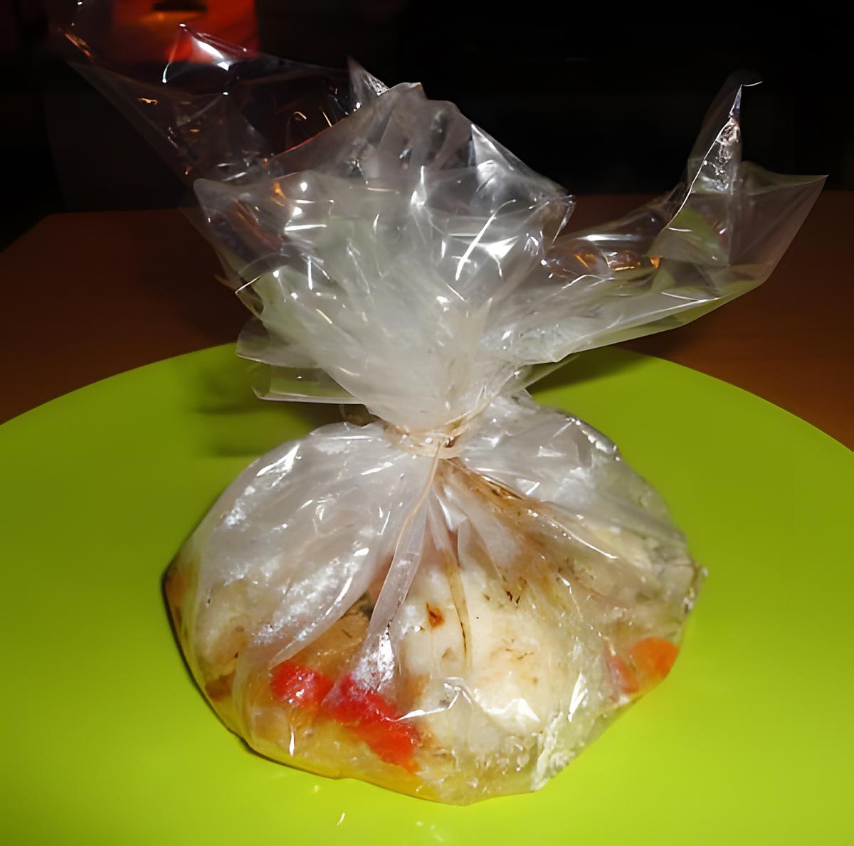 recette PAPILLOTES DE LOTTE A L'ORANGE ET AUX DEUX CORIANDRES