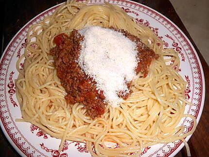 recette Spaghetti a la bolognaise