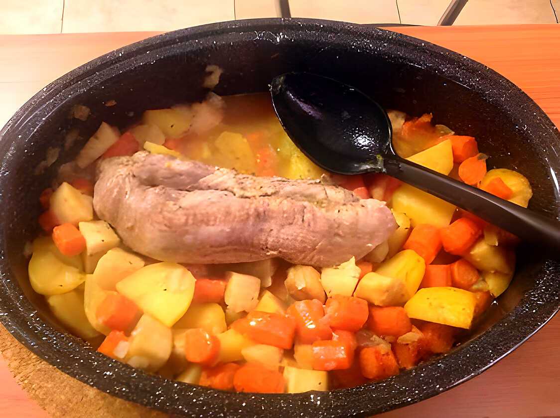 Recette de Filet mignon de porc en cocotte