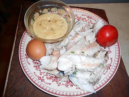 recette Assiette de poisson froid a la mayonnaise