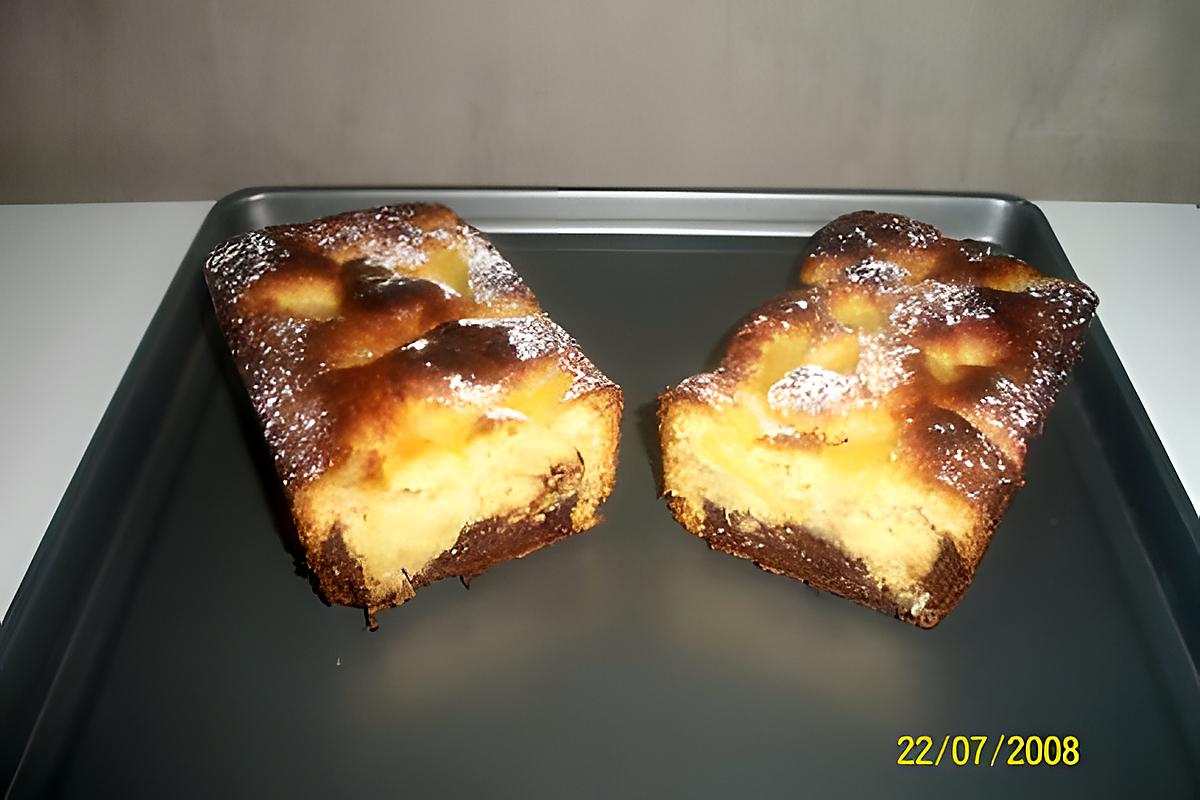 recette mon cake gourmand coco/ananas aux coeur coulant chocolat