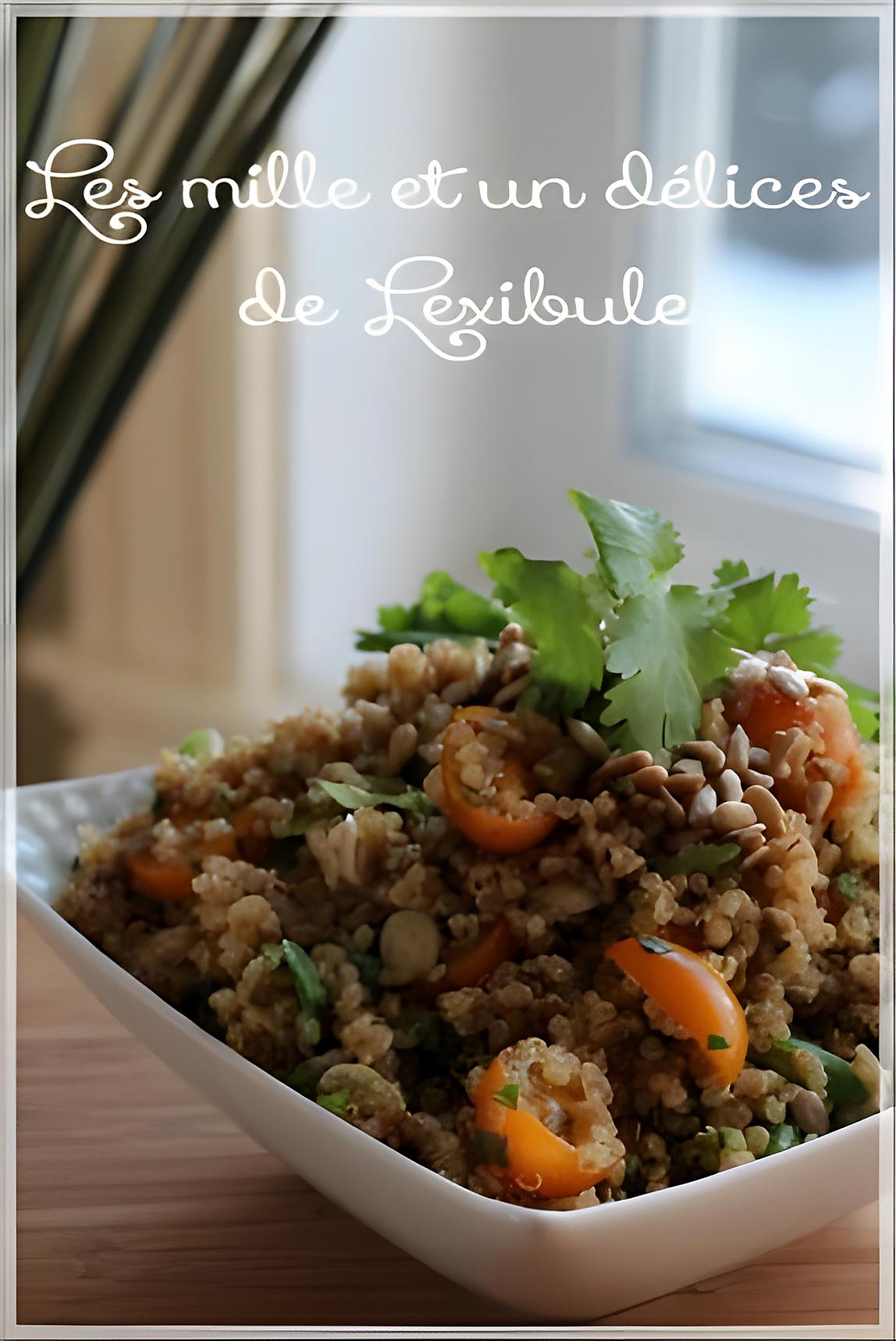 recette ~Salade de quinoa à l'asiatique~