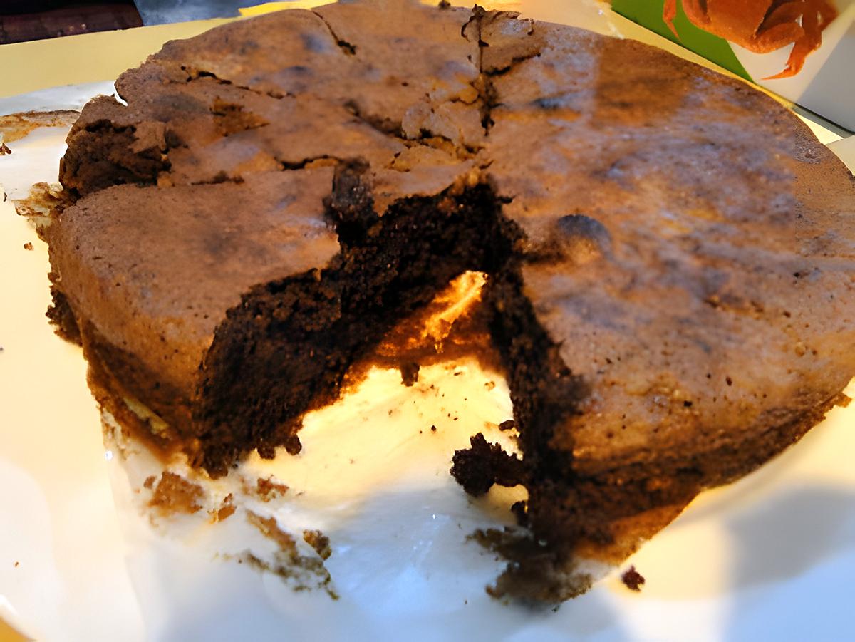 recette Moelleux chocolat-amandes sans farine