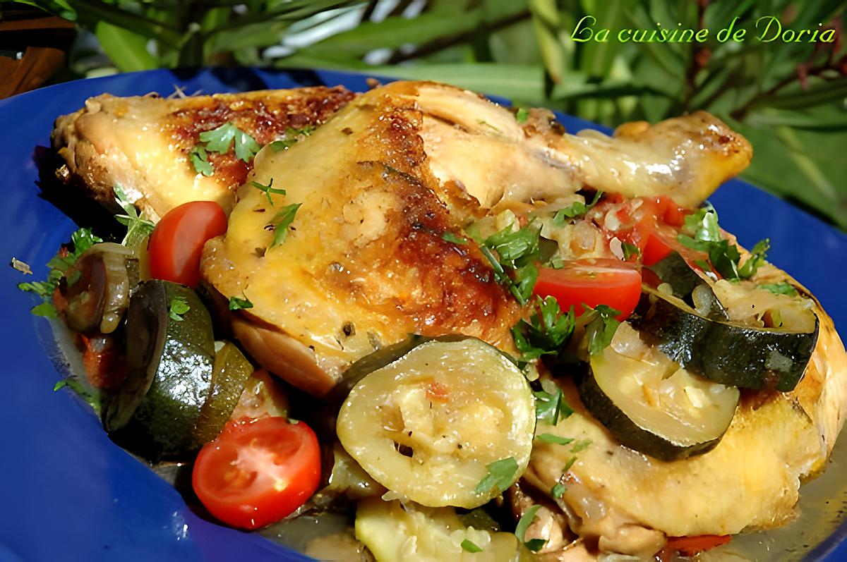 recette Poulet sauté au citron confit