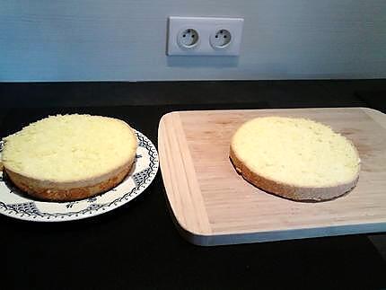 recette gâteau de savoie à la crème pâtissière de tonka