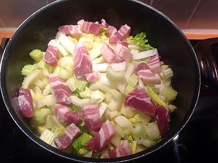 recette Rata de céleri et côtes de porc
