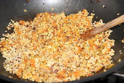 recette Quinoa et Boulgour aux légumes