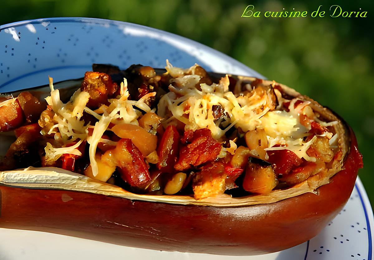 recette Aubergine et chorizo