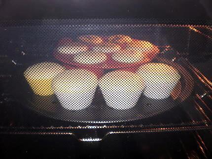 recette petits cake aux pepites de chocolats et mandarine et vanille