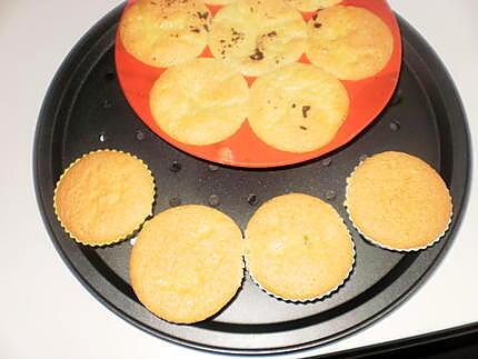 recette petits cake aux pepites de chocolats et mandarine et vanille