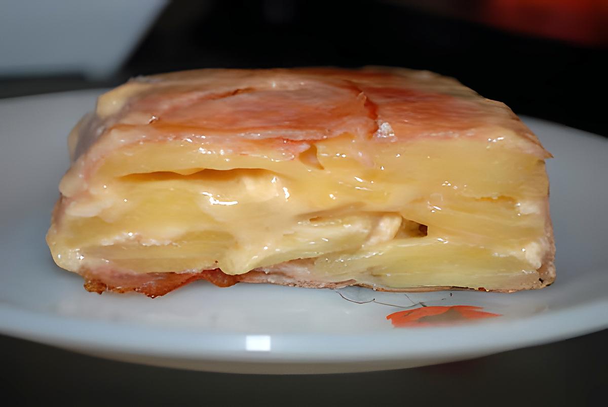 recette terrine de pommes de terre au jambon cru et camembert