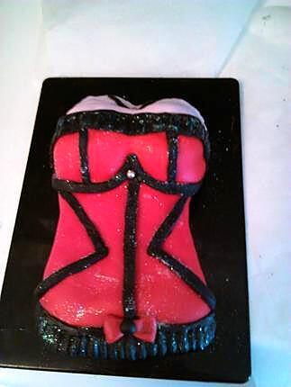 recette gâteau sexy bustier Victoria