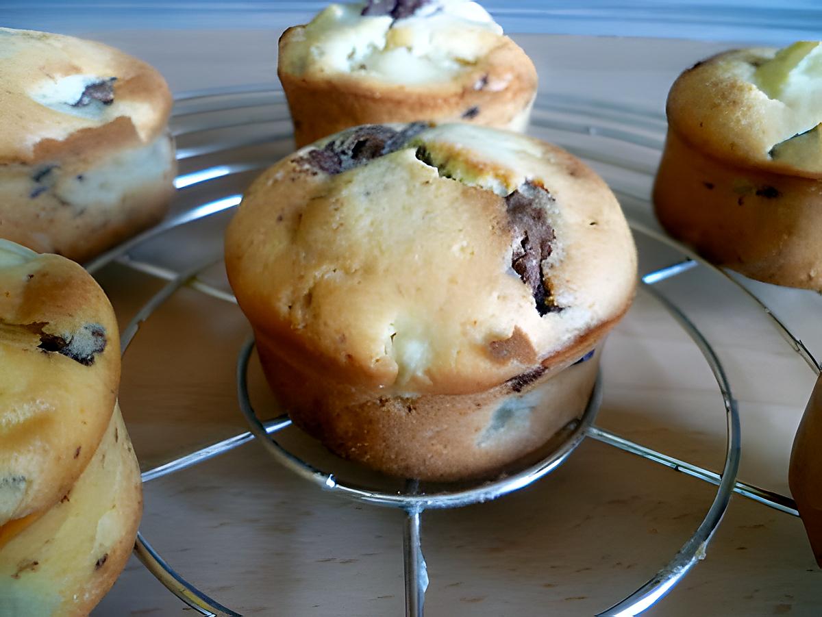 recette Muffins choco-poire