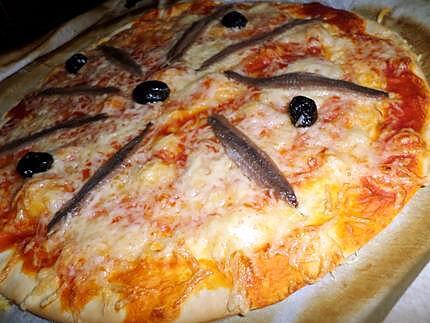 recette Pizza aux anchois