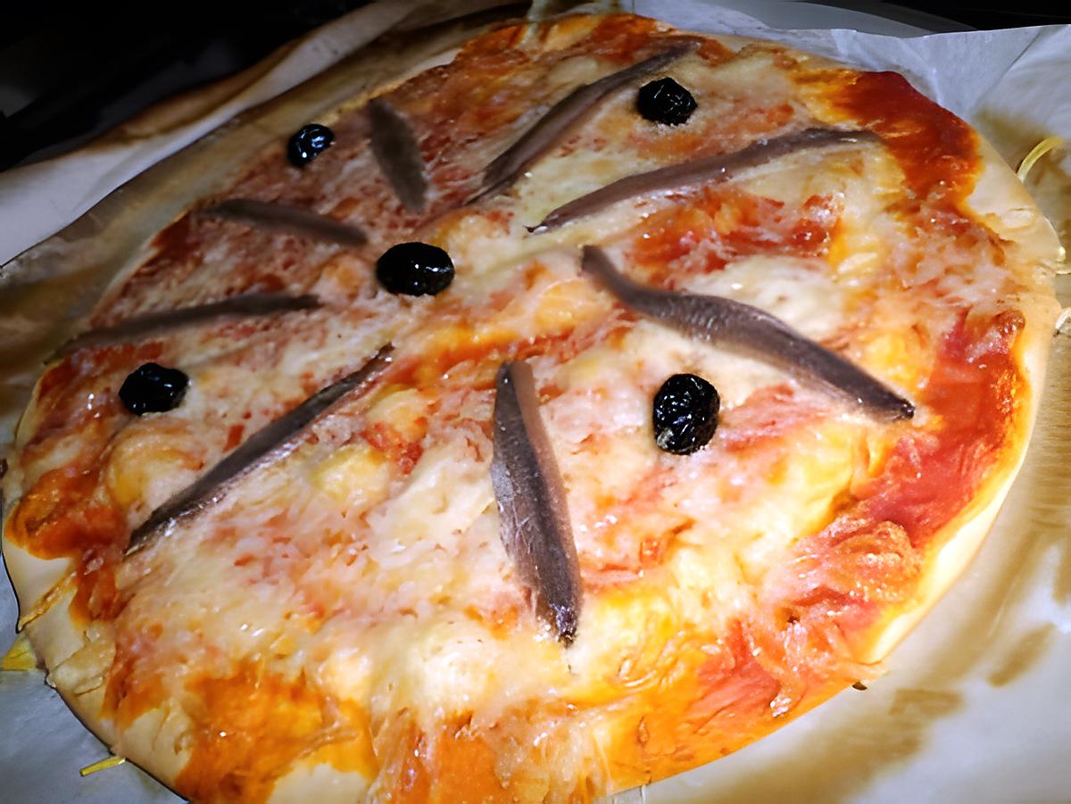 recette Pizza aux anchois