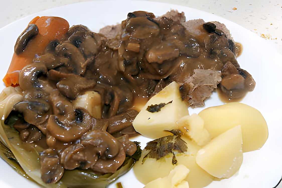 Recette de Langue de veau sauce Madère