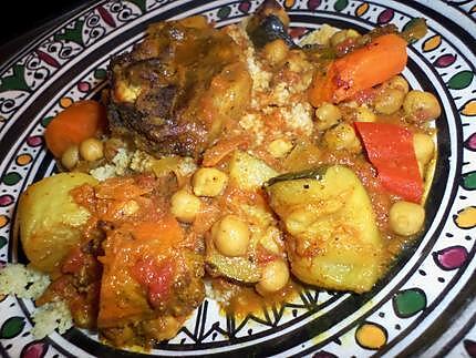 recette Couscous agneau et petits légumes