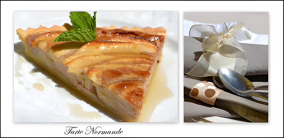 recette Tarte Normande aux pommes